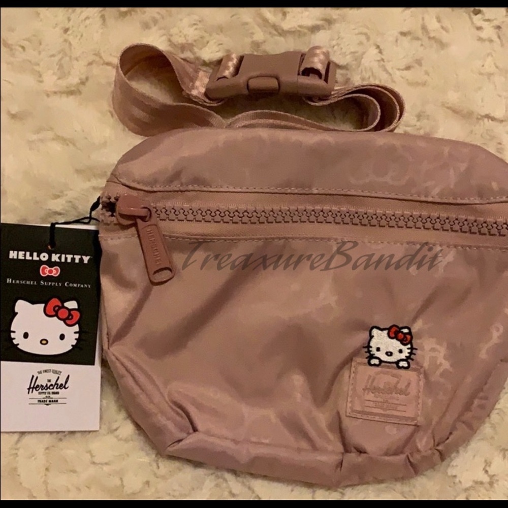 HERSCHEL HELLO KITTY FANNY PACK (PINK)